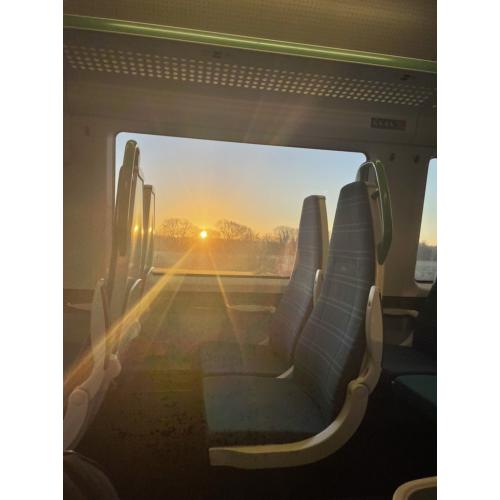 Sunrise train journeys