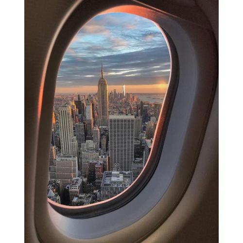 Landing in New York