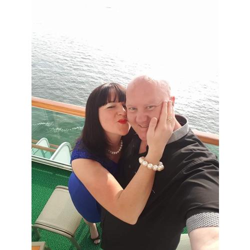 On a cruise with my amazing wife