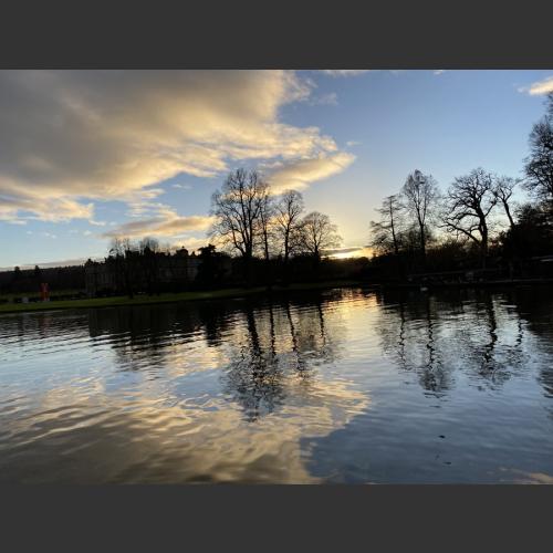 Beautiful views over the lake at Longleat