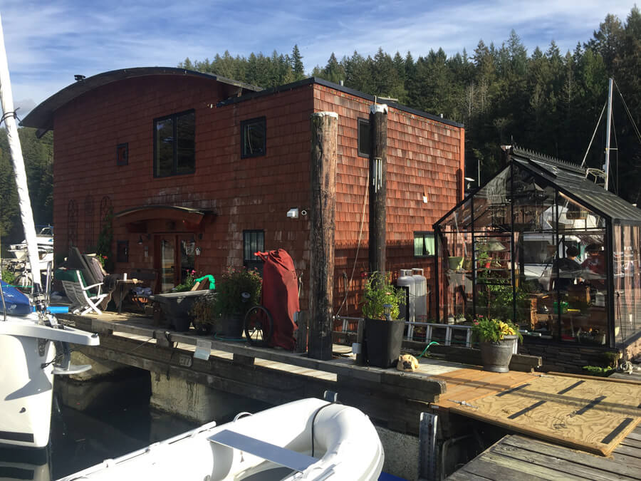 Floating home & Greenhouse, Snug Cove, Bowen Island BC