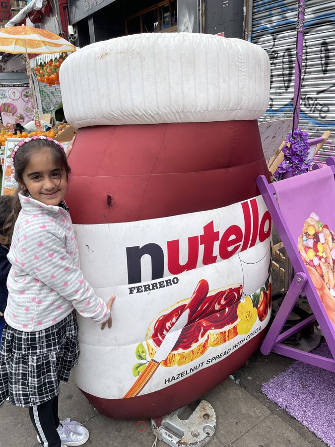 Me,my daughter and Nutella!