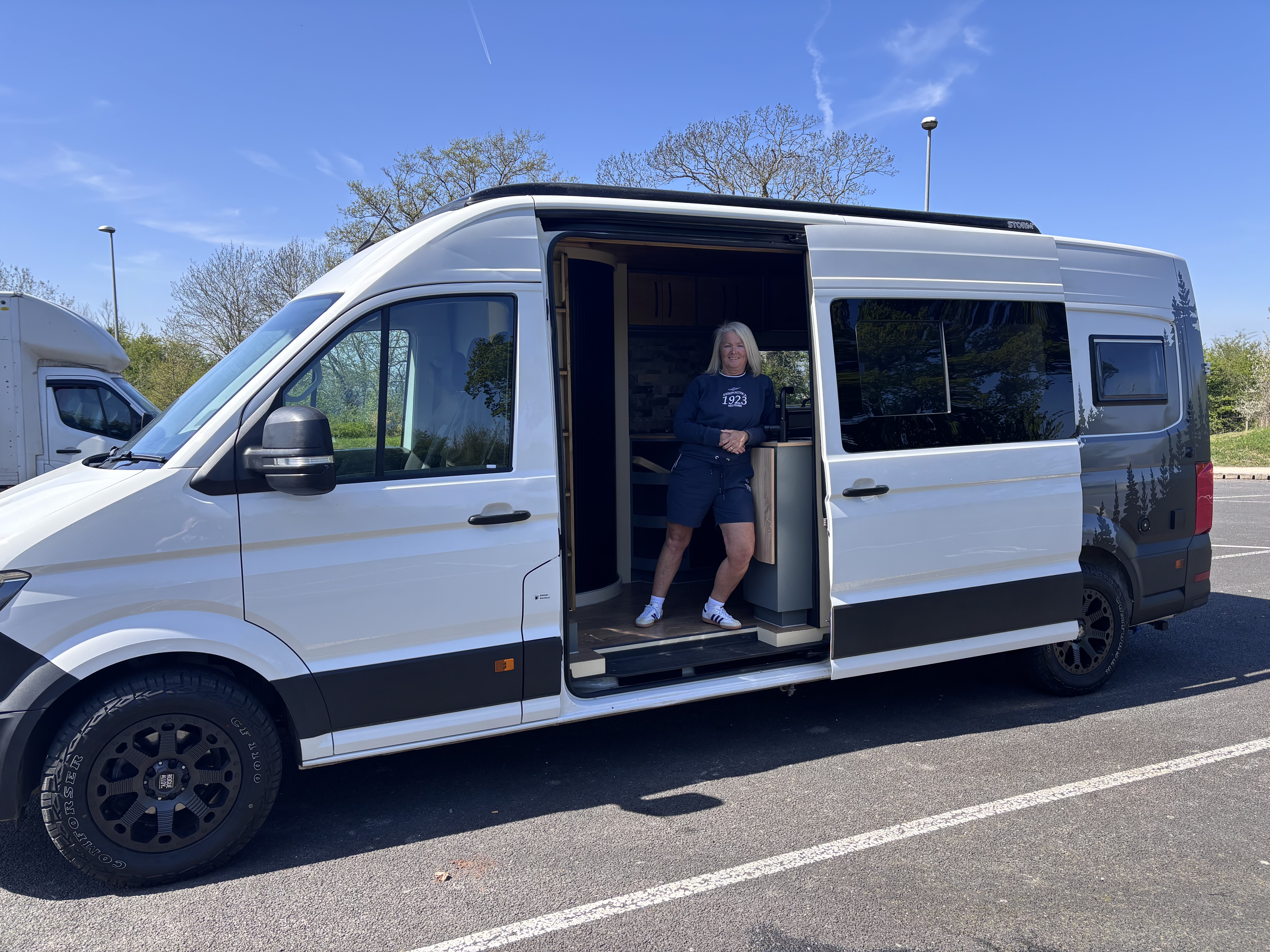 Being out exploring with the campervan