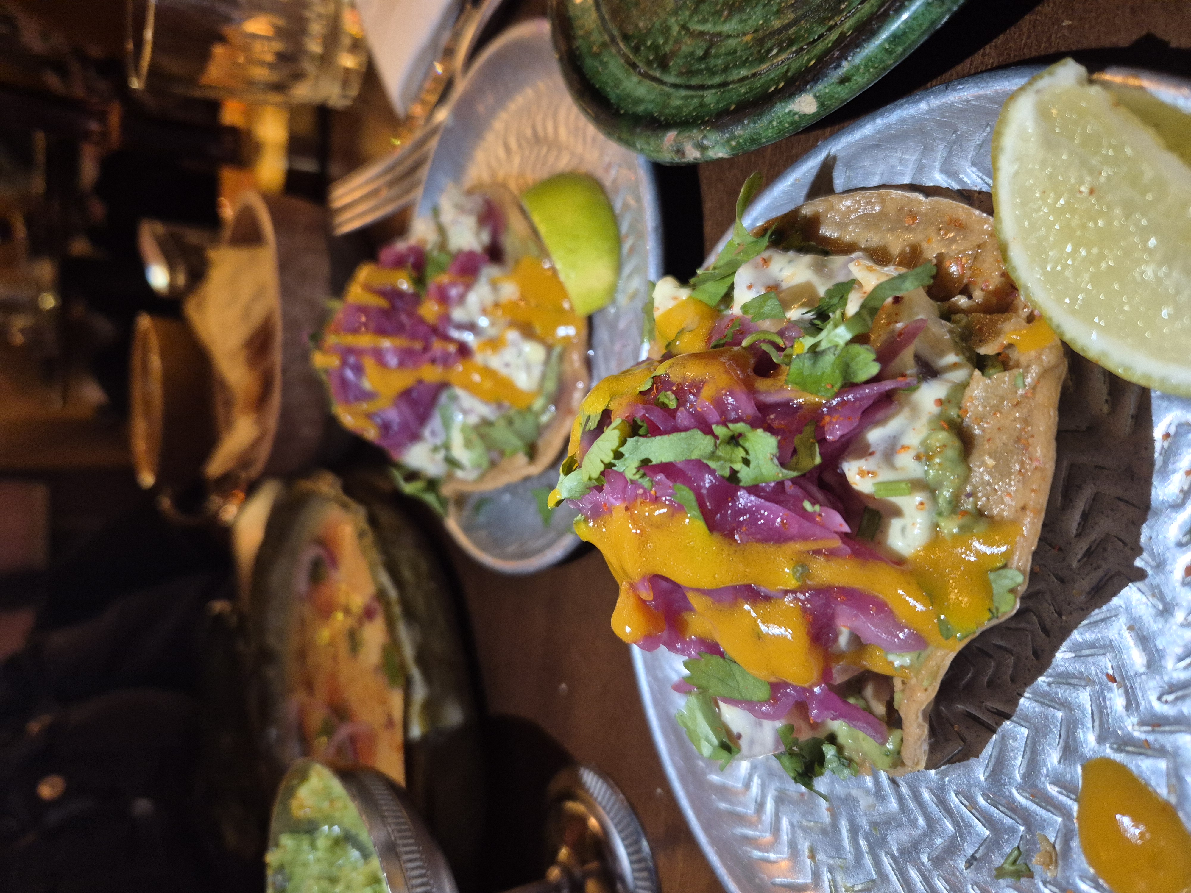 Love is finding new places to eat together and enjoying the drive as much as the destination.