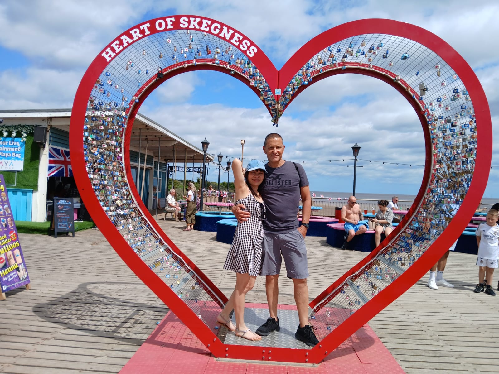 Being comfortable and complete with someone special.