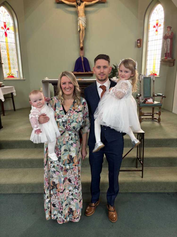 My husband, my love, the father of two,Our family is stronger because of you