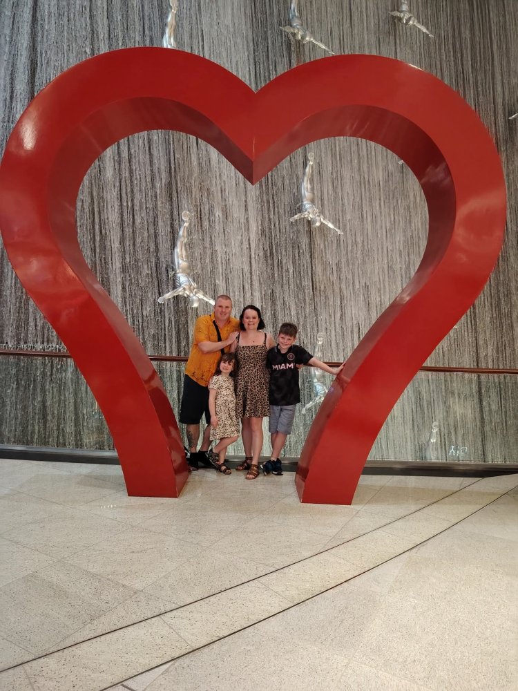 Love is family and friends who care for each other and enjoy spending time together!