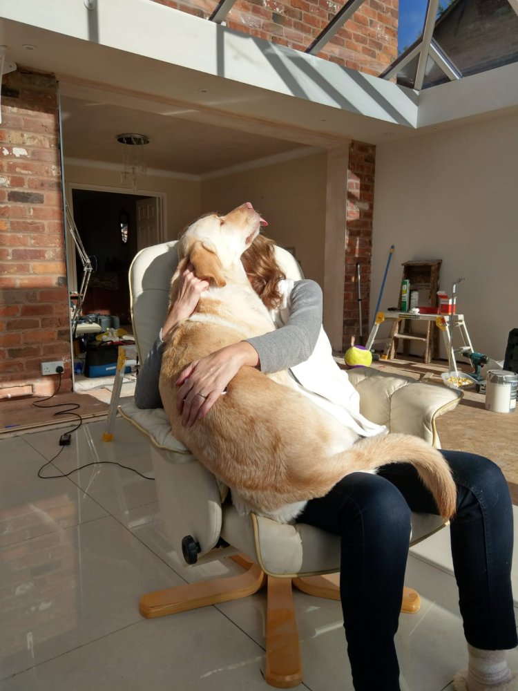 A special hug says you love me.