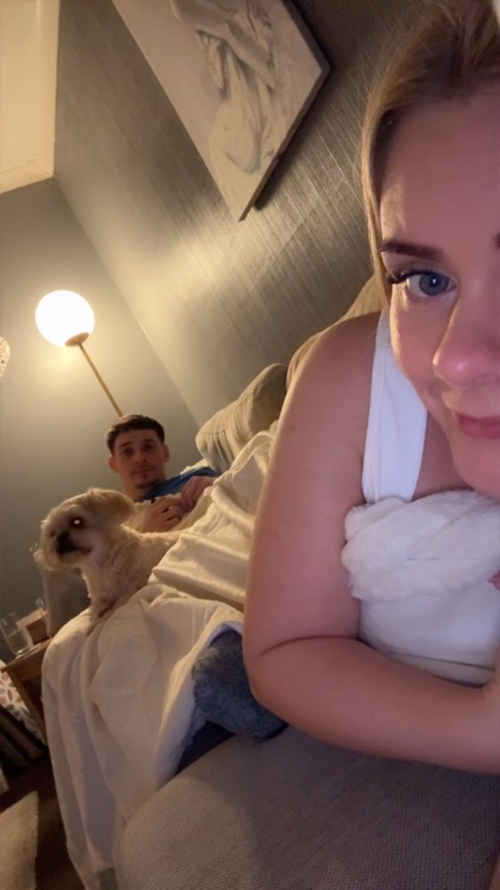 Feeling content and safe with no worries