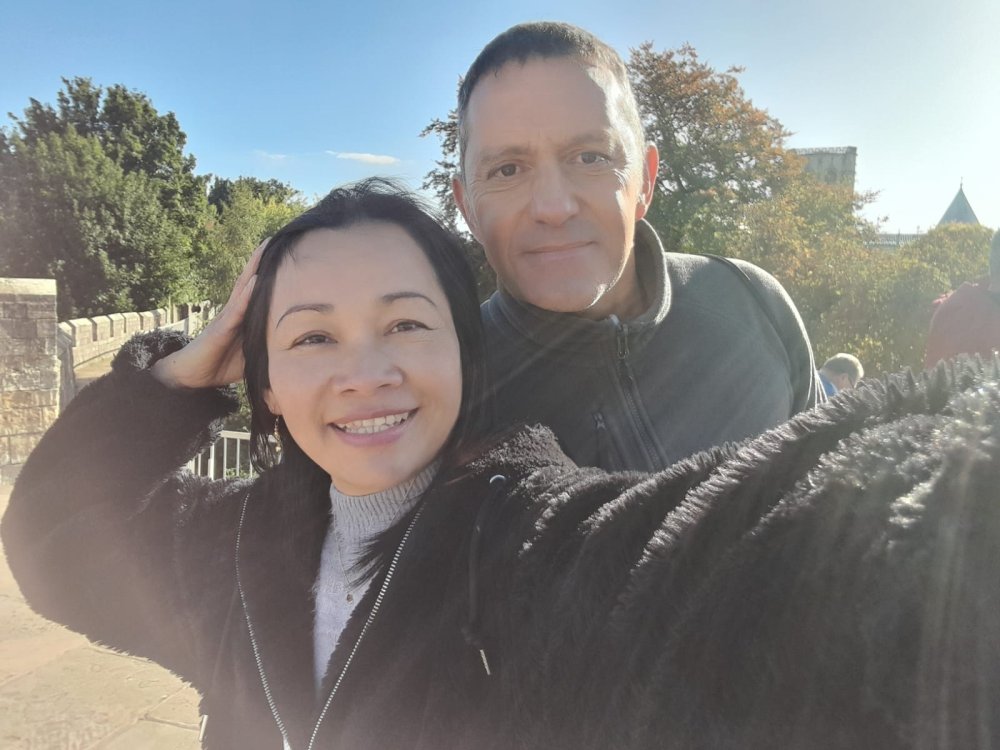 Being this happy and comfortable in each other's company.