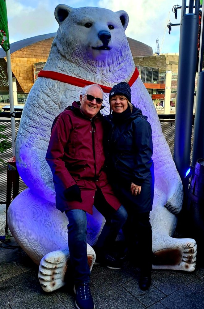 Doing everything together & Looking after my hubbie with his vascular dementia. Married for 30 years this year.