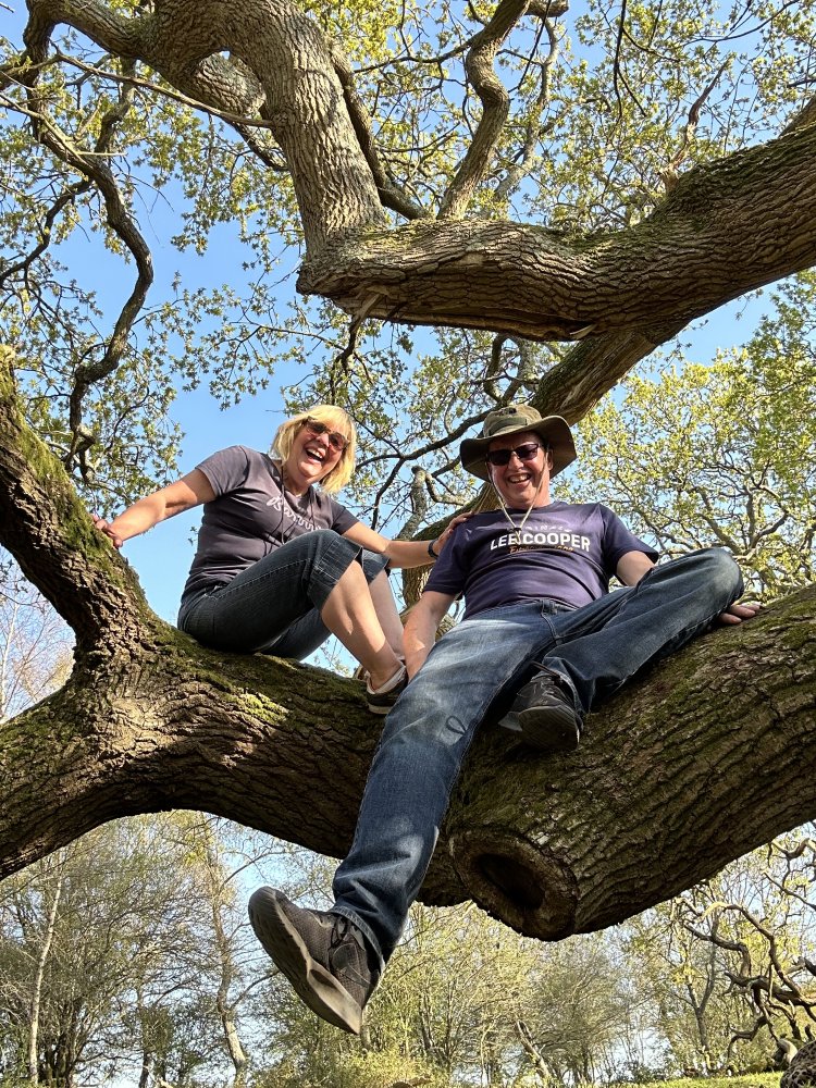 Still bonkers after 40 years together! 