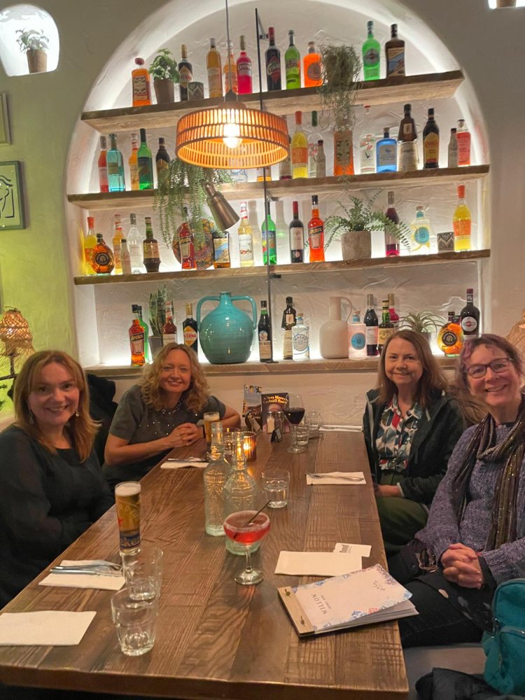 Celebrating the life of an absent friend.